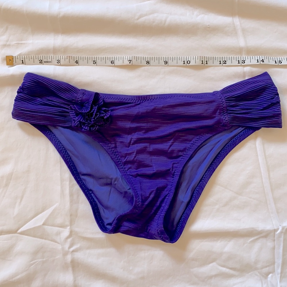 Betsy Johnson purple bikini bottom size S/P